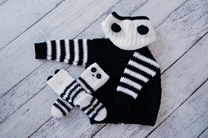 Panda Hoodie and Socks