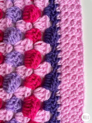 Bella’s Bobble Granny Square Blanket