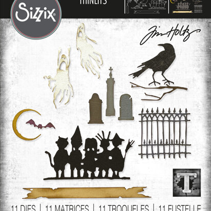 Sizzix Thinlits Die Set 11PK - Vault Series: Halloween 2021