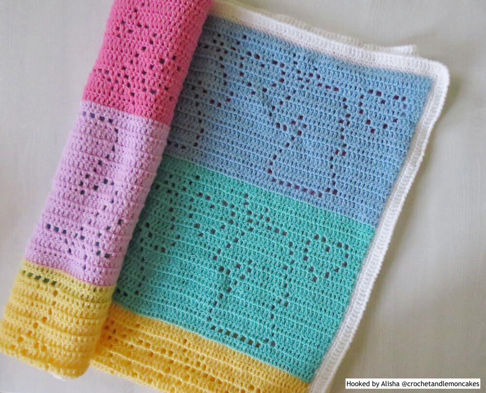 Free crochet discount unicorn blanket pattern