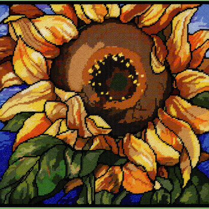 Stained Glass Sunflowers - PDF