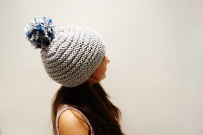 Pompom Ribbed Hat