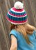 Striped Hat With Pompom