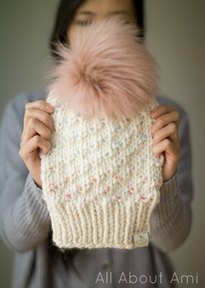 Chunky Dotty Beanies & Scarf