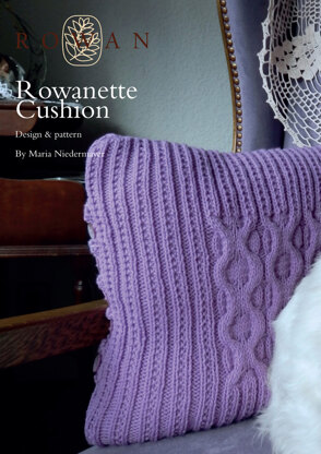 Rowanette Cushion in Rowan Pure Wool Worsted