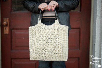 Cabled Zig Zag Bag