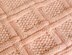 Easy woven knit & purl baby blanket