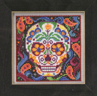 Mill Hill Sugar Skull Cross Stitch Kit - 12.5cm x 12.5cm