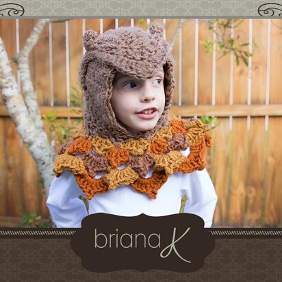 Owl Hooded Woodland Cowl