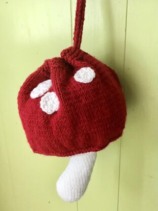 Mushroom Drawstring Purse