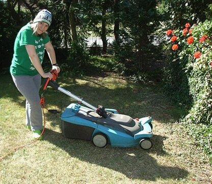 Mowing the lawn beanie