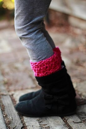 Star Stitch Boot Cuffs