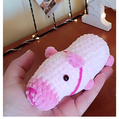 Crochet pattern capybara, amagurumi capybara