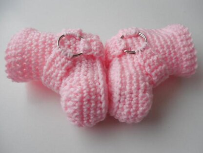 Biker Baby Booties