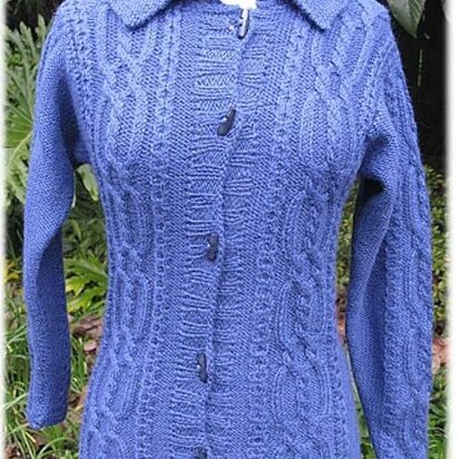 K345-Golden Gate Park Cardigan - knitting pattern