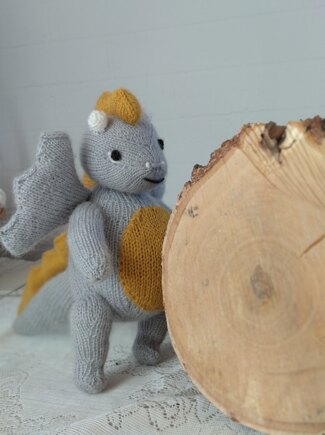 Dragon knitting pattern #10