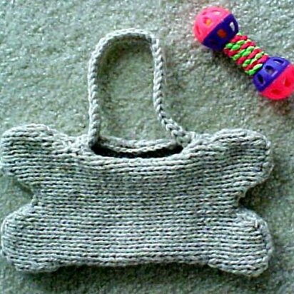 Bone Treat Bag for Dogs - knitting pattern