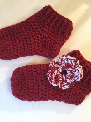 Quick Easy Chunky crochet slipper socks