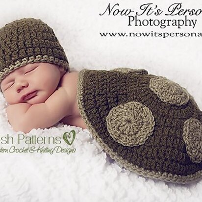 Little Turtle Prop Set Crochet Pattern 160