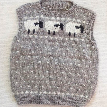 Yankee Knitter Designs 3 Child's Sheep & Reindeer Vests PDF