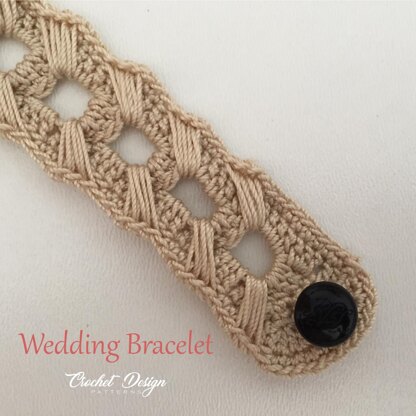Crochet Wedding Bracelet