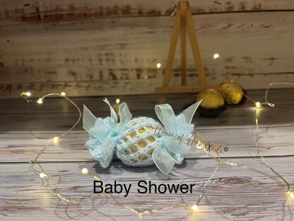 Sweetie Chocolate Wrapper Favour Ferrero Rocher Cover Knitting Pattern