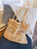 See Through Raffia Tote