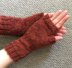 Kernow fingerless mittens