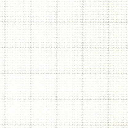 Zweigart Easy Count Aida Cloth 14 Count 100% Cotton. White With Wash Away  Grid. 