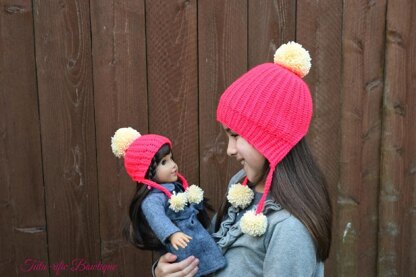 "Winter Poms" Slouch