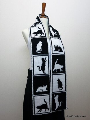 Cats in Boxes Scarf