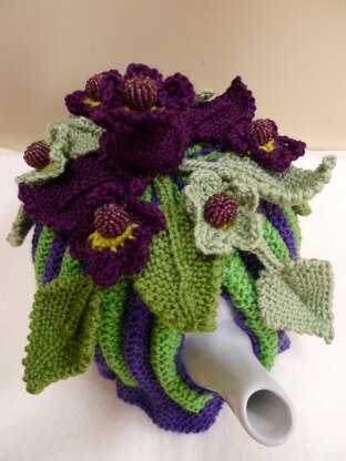 Wild Violets Tea Cosy