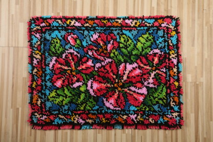 Craft Buddy Stained Glass Window Rug Latch Hook Kit