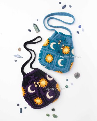 Sun and Moon Crossbody Bag