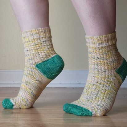 Lemon Twist Socks