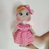 Crochet baby doll whit clothes pattern, Amigurumi doll crochet pattern, Lulu doll pattern (English, Deutsch, Français)