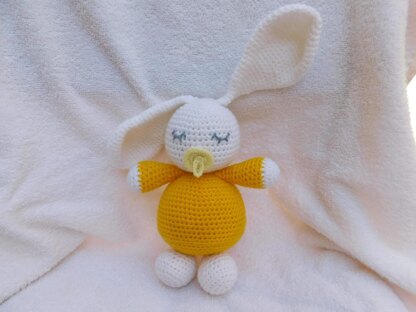 Amigurumi Pelusa, the baby Bunny