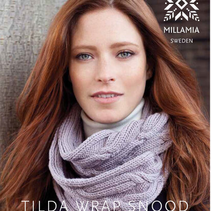 "Tilda Wrap Snood" - Snood Knitting Pattern in MillaMia Naturally Soft Aran