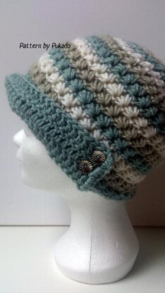 Starry Starry Night Hat - Bonus Pattern: Matching finger less gloves - Star Stitch Hat