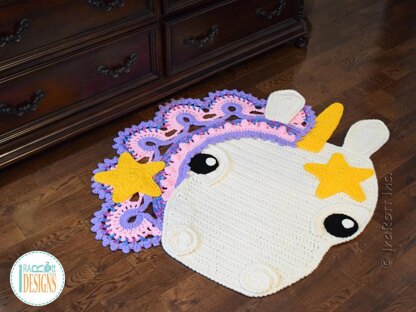 Sophia the Starry Unicorn Rug