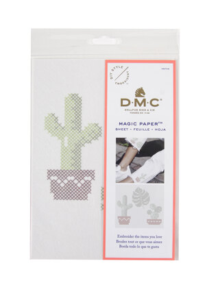 DMC Magic Paper Cactus Cross Stitch Sheet