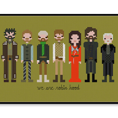 BBC Robin Hood - PDF Cross Stitch Pattern