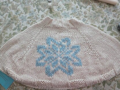 Snowy Poncho - Two Patterns - Many Possibilties