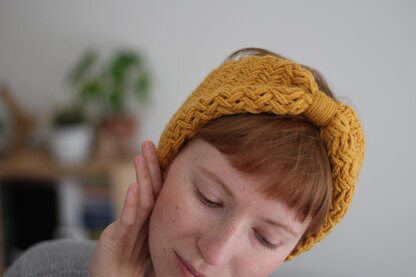 Chunky Herringbone Headband