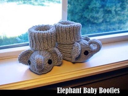 Elephant Baby Booties