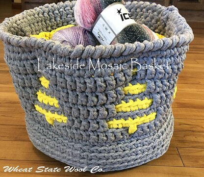 Lakeside Mosaic Basket
