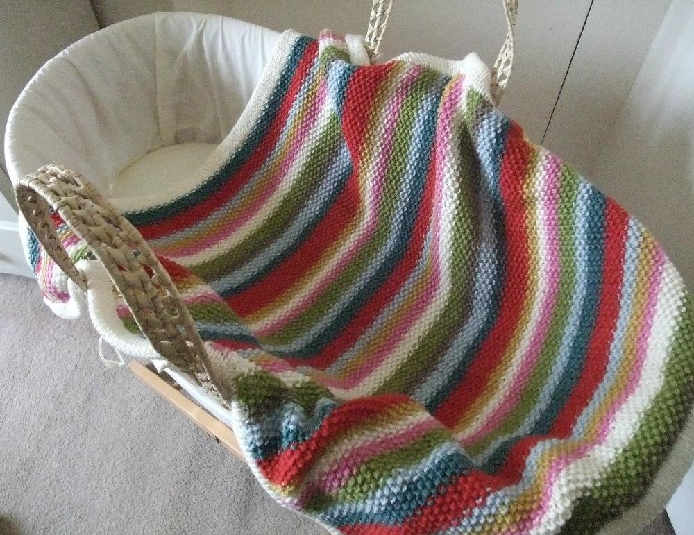 Carnival Baby Blanket Knitting pattern by Buzybee LoveCrafts