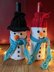 Wine-derful Time Snowman Bottle Cozies