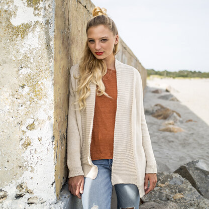 Aliisa Cardigan in Berroco Pima 100 - 385-1 - Downloadable PDF