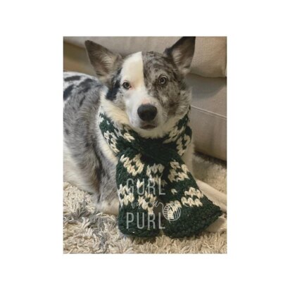 Snowburst Dog Scarf